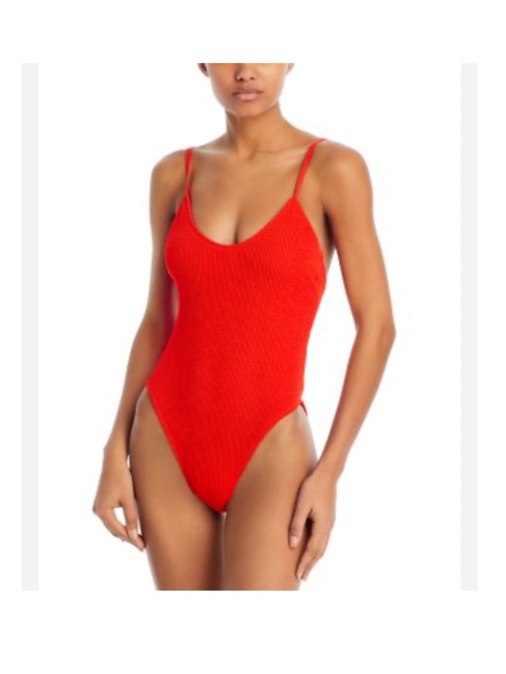 NEW Good American Always Fits One-Piece Textured Swimsuit Sz S/M